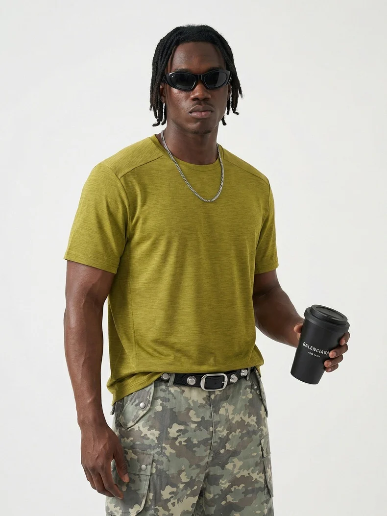 Outdoor Moisture Absorption Sweating Quick-drying T-shirts - Image 2