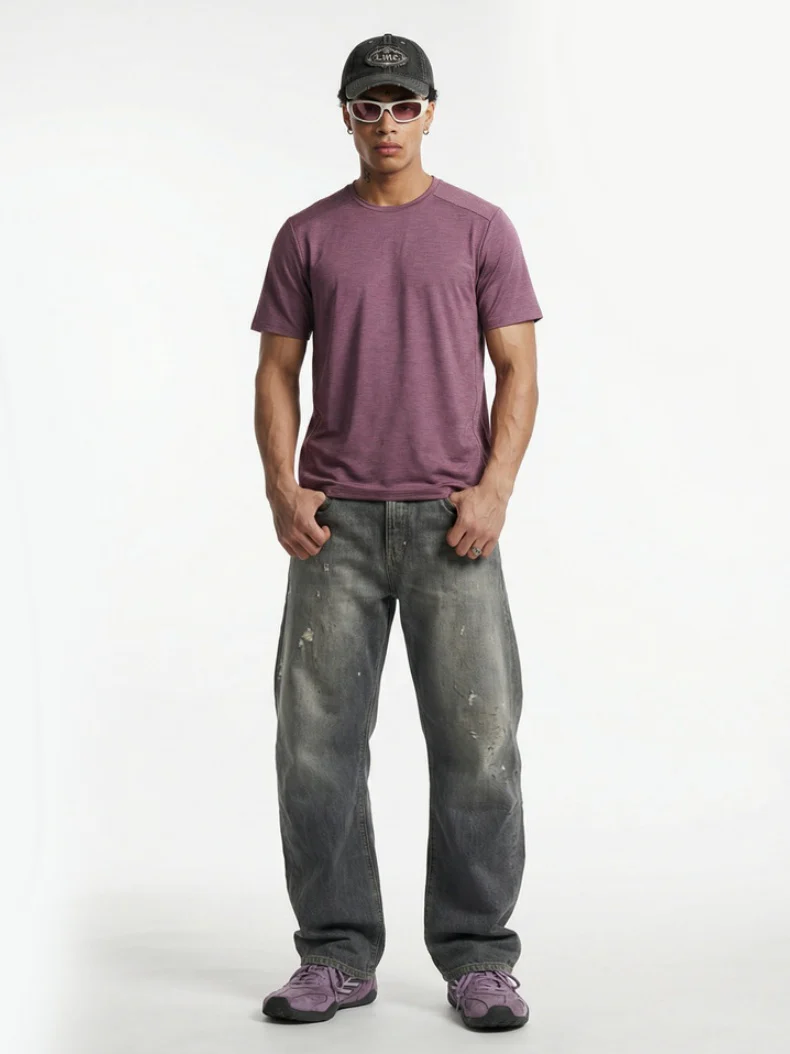 Outdoor Moisture Absorption Sweating Quick-drying T-shirts - Image 5