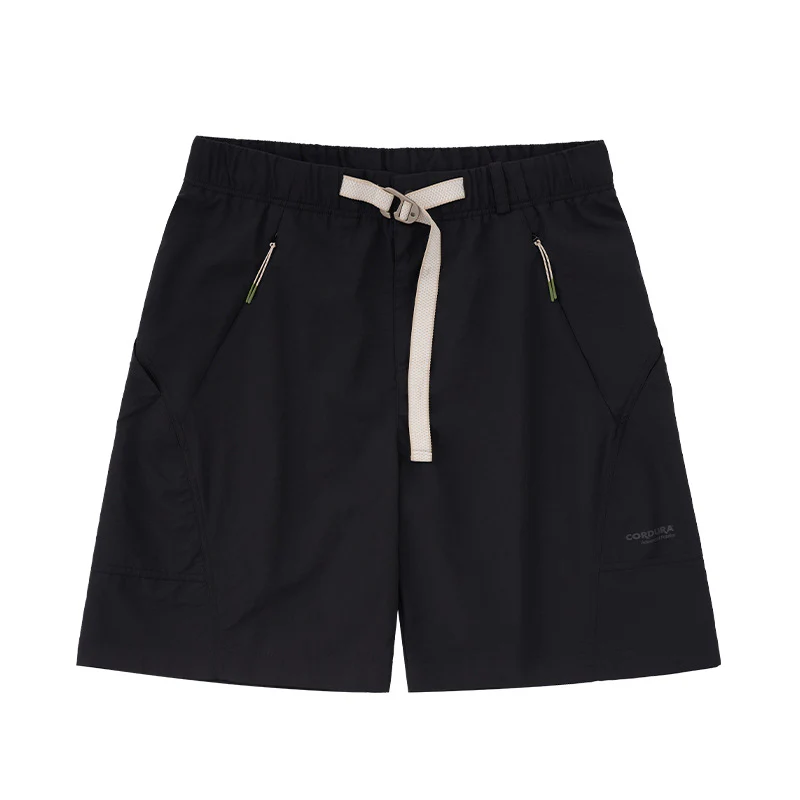 Drawstring Work Clothes Scimitar Shorts - Image 10