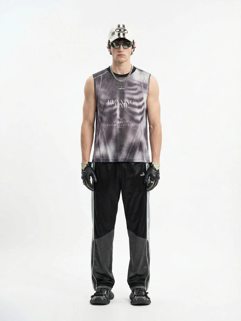 Running Sports Printed Tank Tops - Image 3