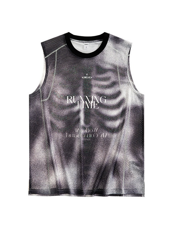 Running Sports Printed Tank Tops - Image 6