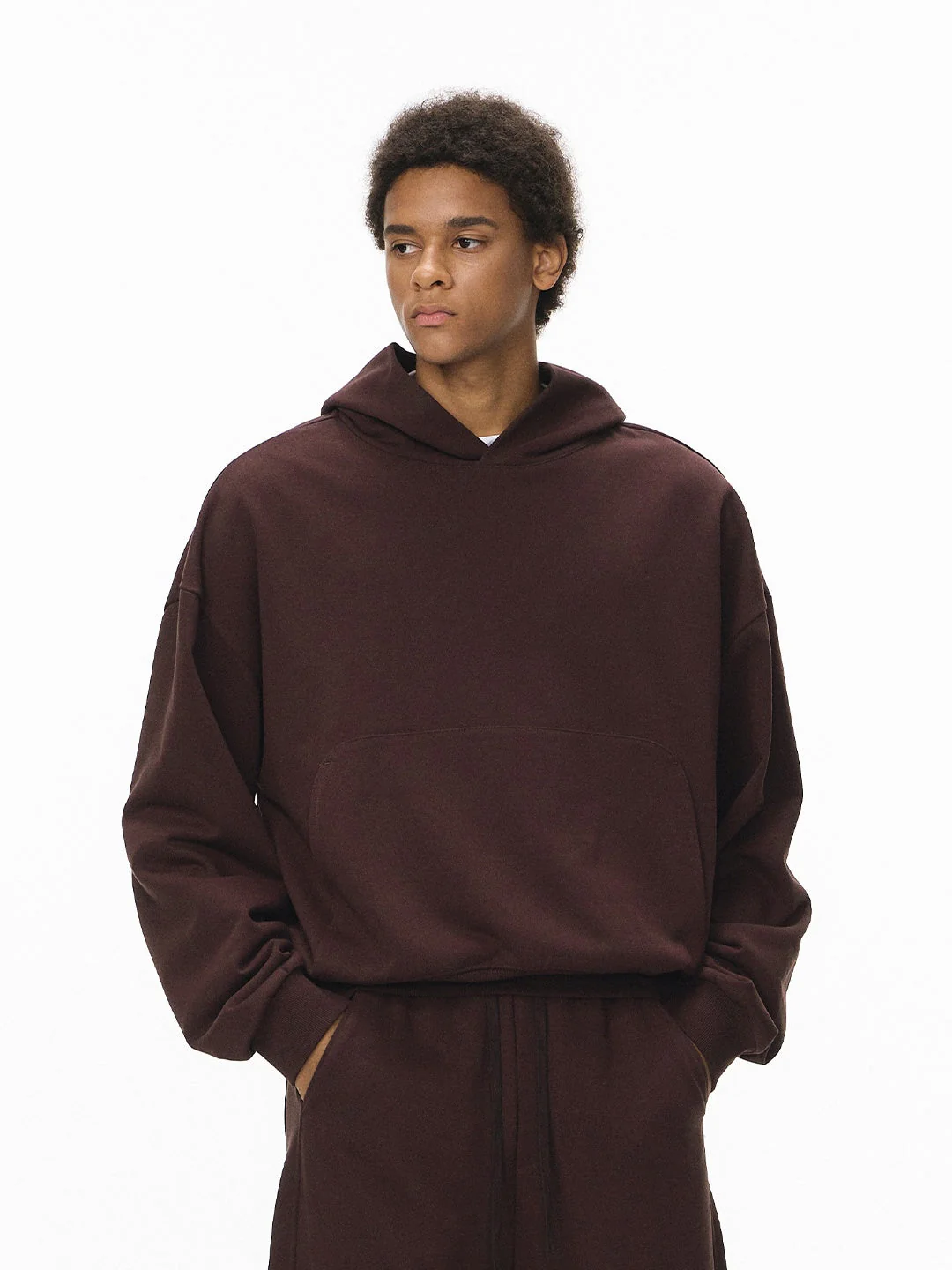 Liber Autumn Neutral wear Solid Color Sweatshirts&Hoodies - Image 2