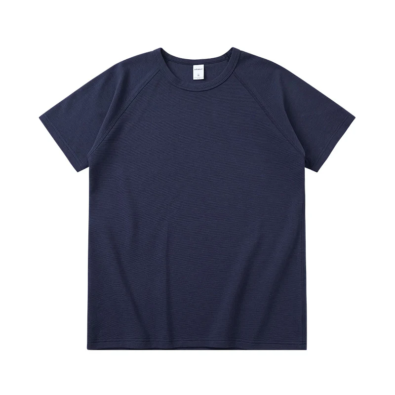 Stretch Tight Fit Navy Slim-fit T-shirts - Image 7