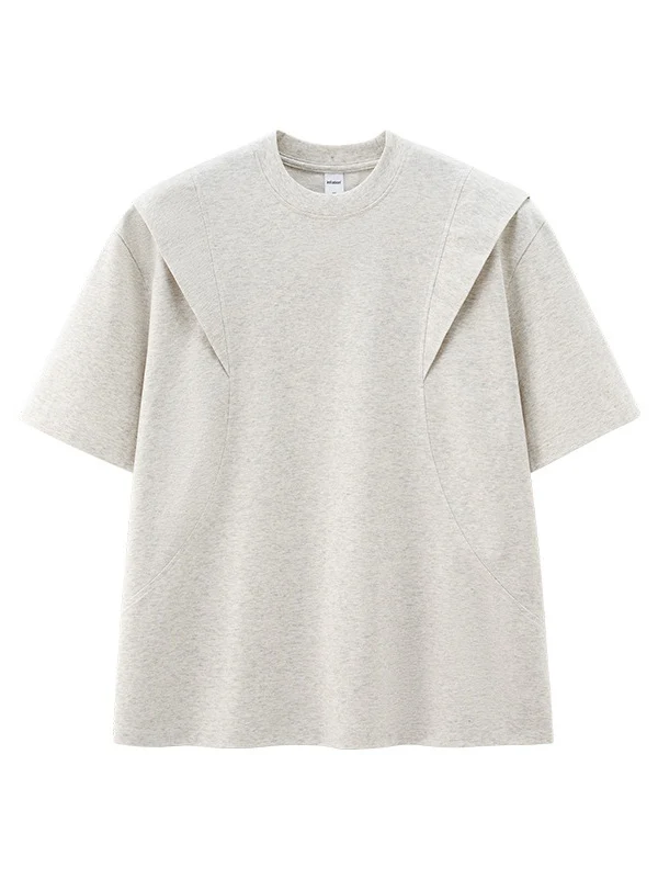 Deconstruction Splicing Cooling Sensation T-shirts - Image 5