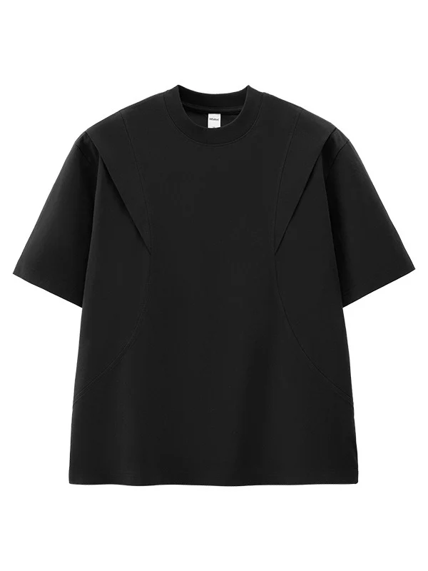Deconstruction Splicing Cooling Sensation T-shirts - Image 8