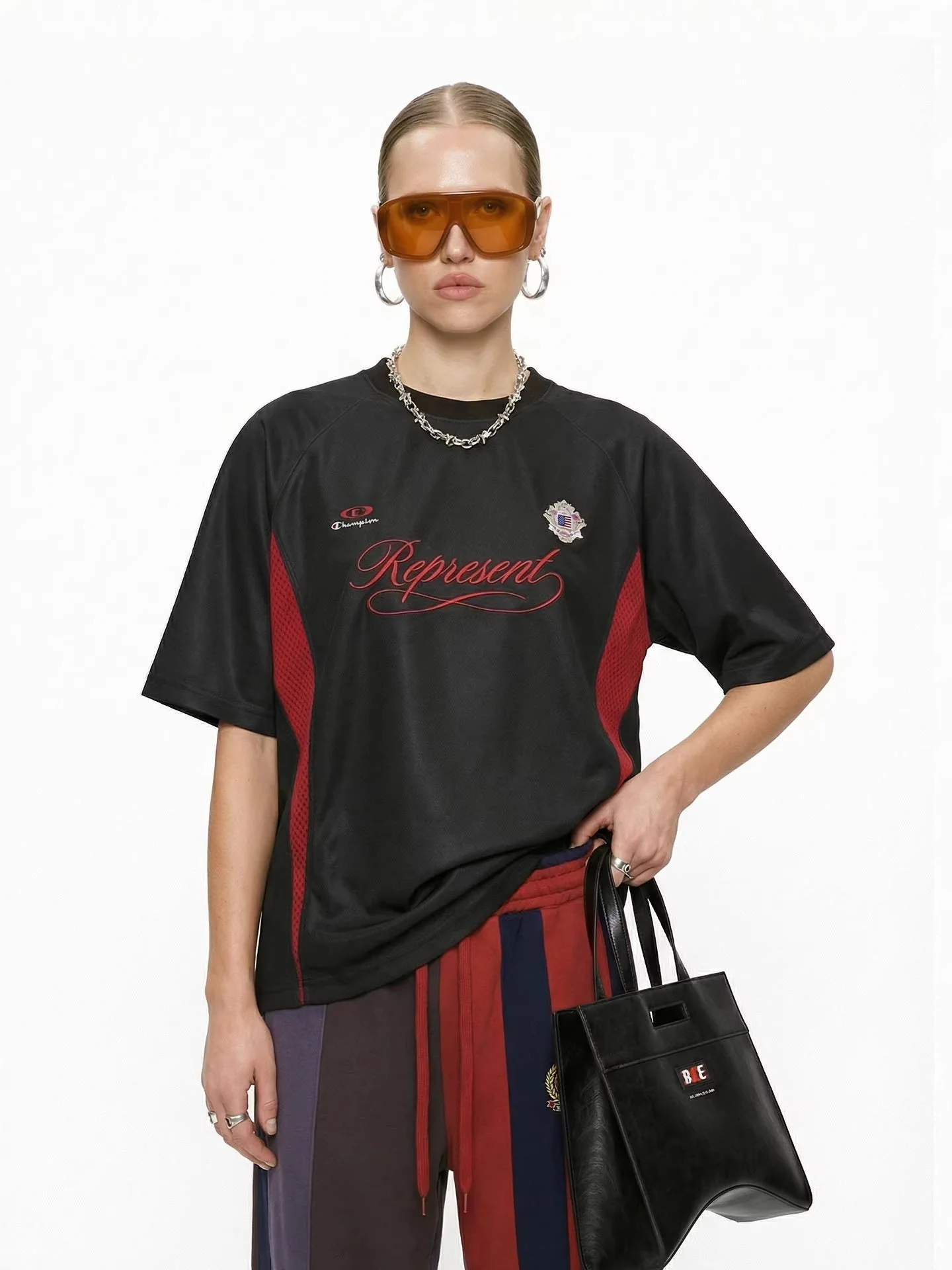 Color-blocked Patchwork T-shirts - Image 7
