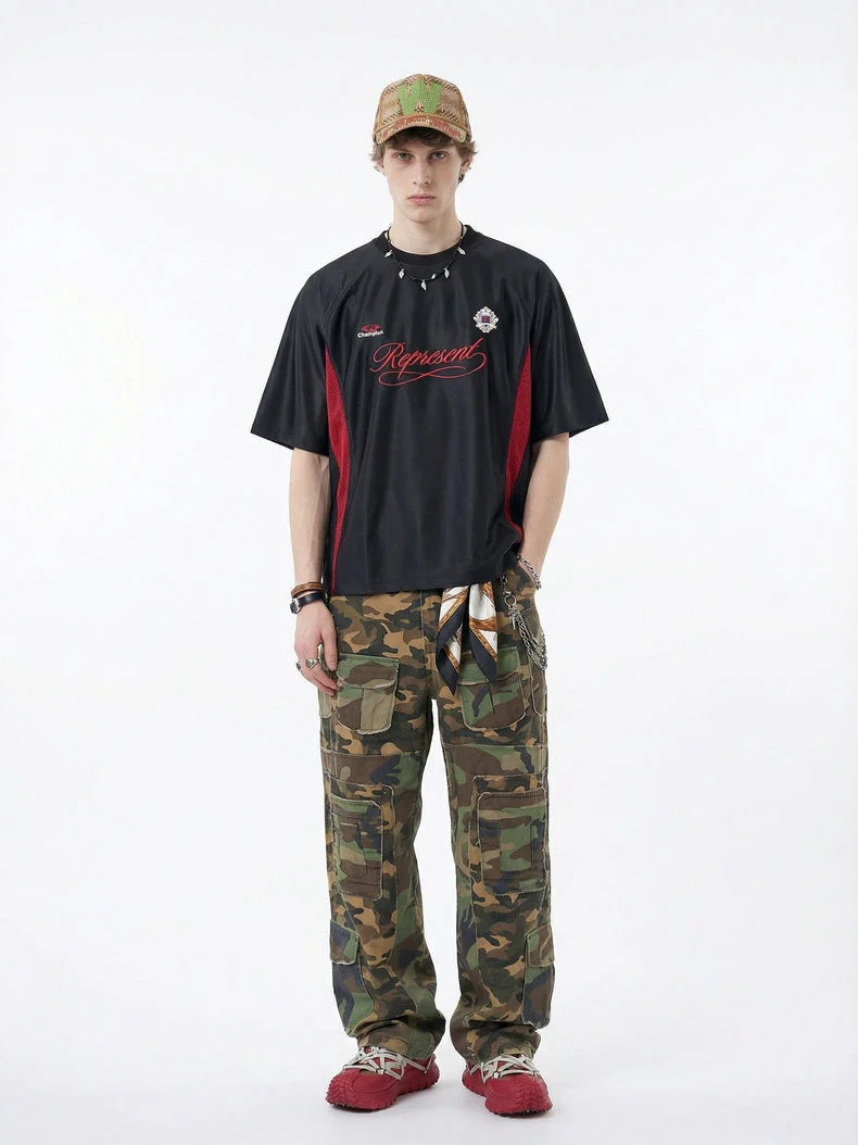 Color-blocked Patchwork T-shirts - Image 9