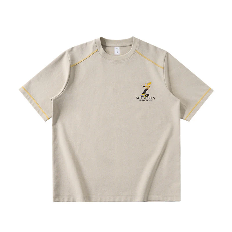 Color-blocked Animal Printed T-shirts - Image 7