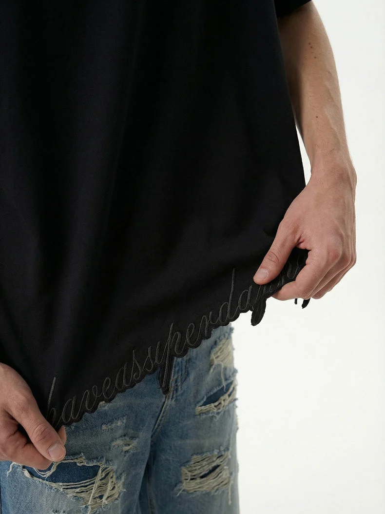 Hem Embroidery Design T-shirts - Image 2