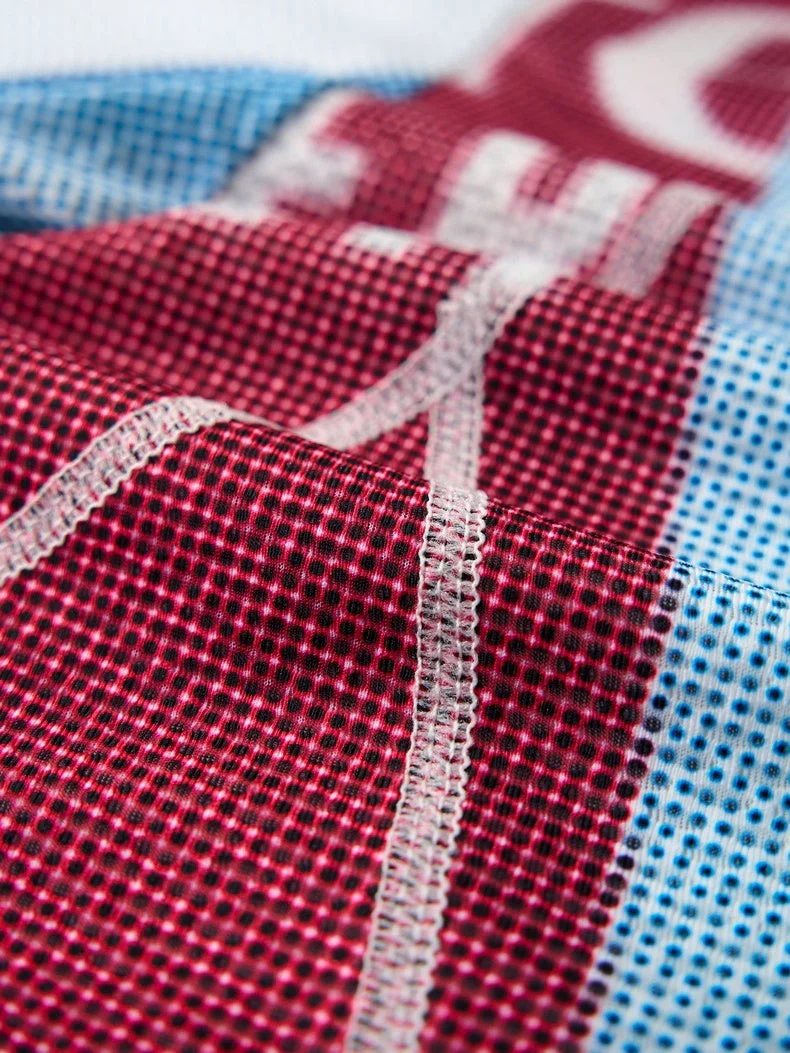 Patchwork Jersey Retro T-shirts - Image 7