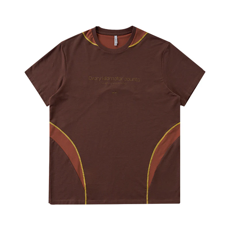 Color-blocked Patchwork Quick-drying T-shirts - Image 3