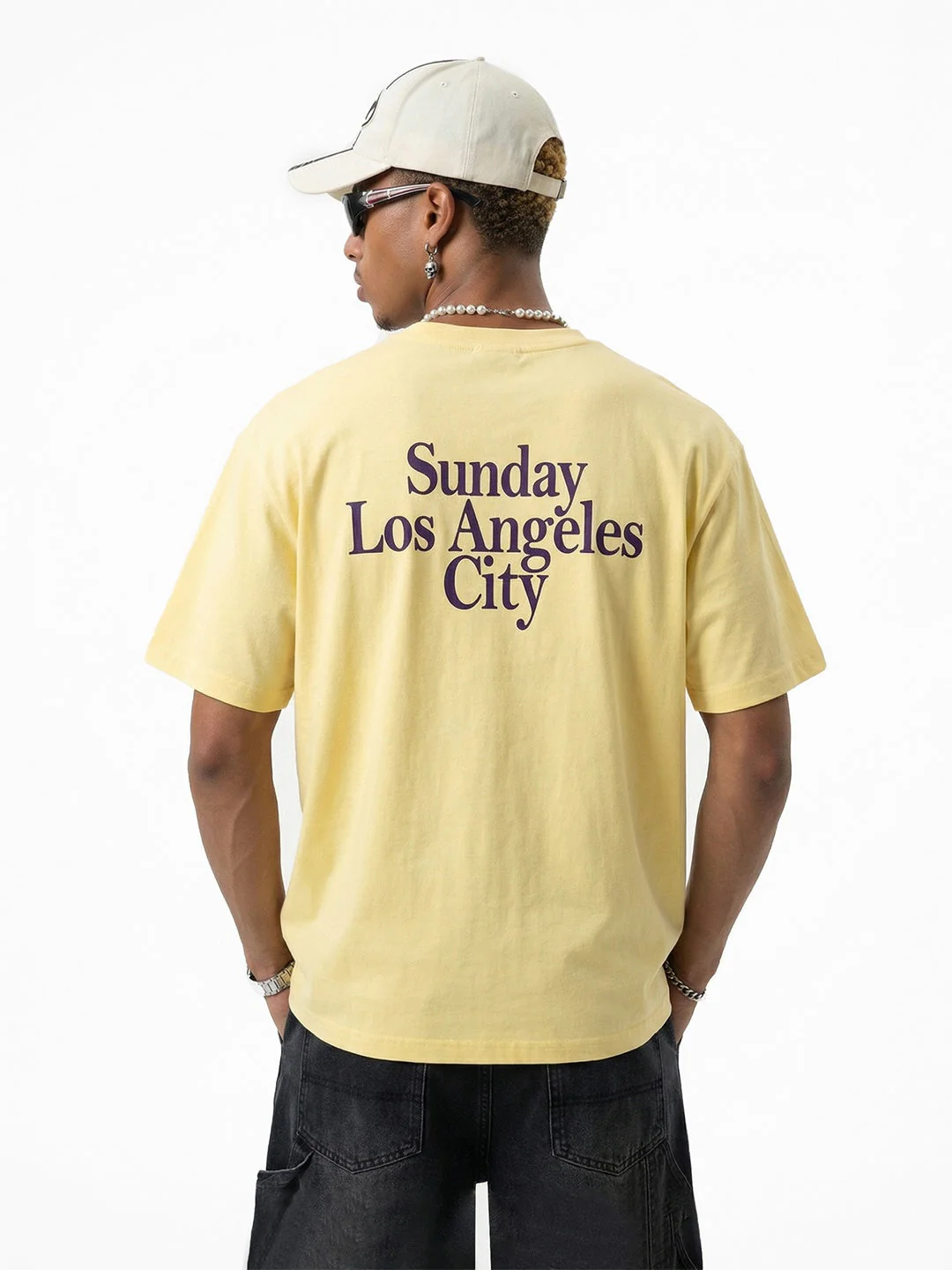 Color-blocked Double Collar Printed T-shirts - Image 2