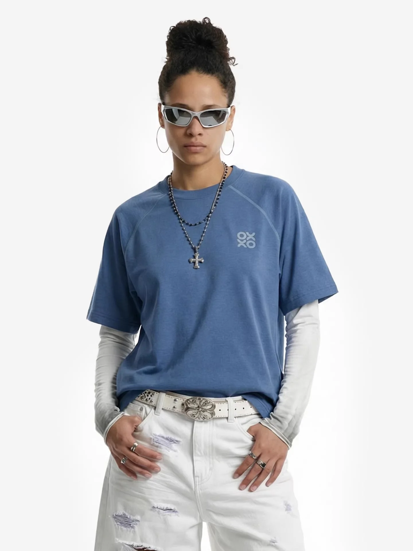 Color-blocked Sunscreen Quick-drying T-shirts - Image 5