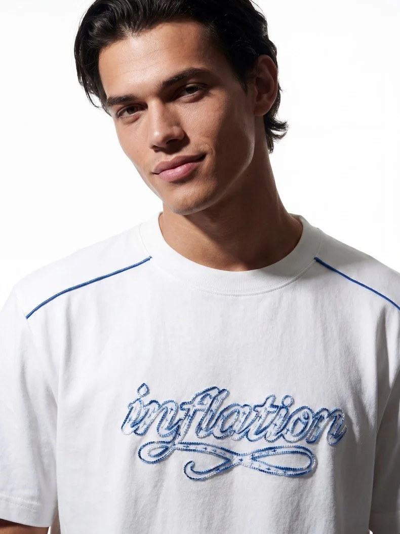 Applique Color-blocked T-shirts - Image 3