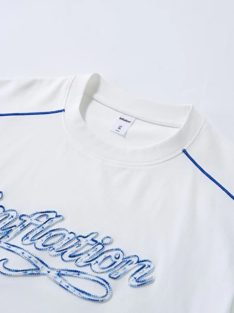 Applique Color-blocked T-shirts - Image 5