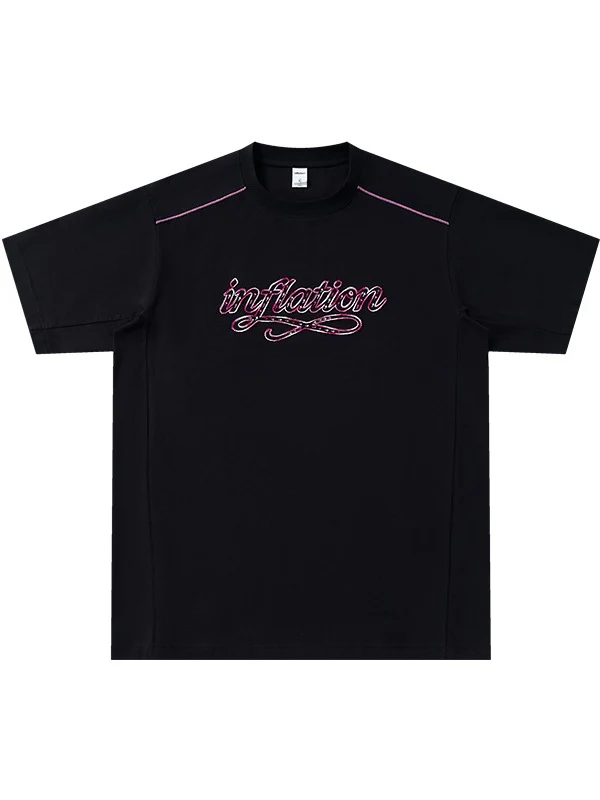 Applique Color-blocked T-shirts - Image 9