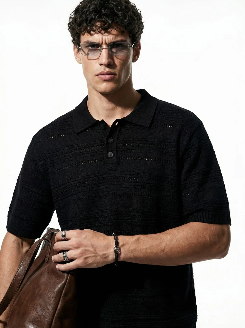 Retro Old Money Style Leisure Polo Shirts - Image 10