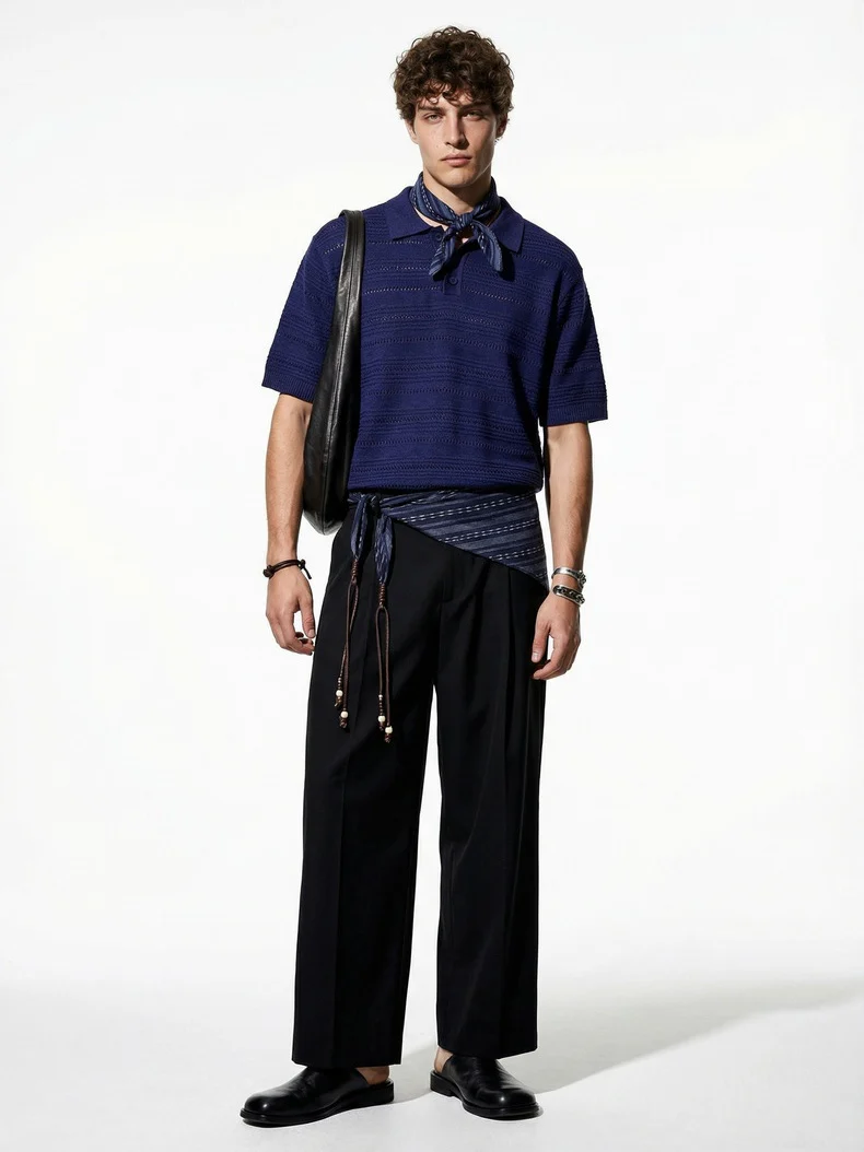 Retro Old Money Style Leisure Polo Shirts - Image 2