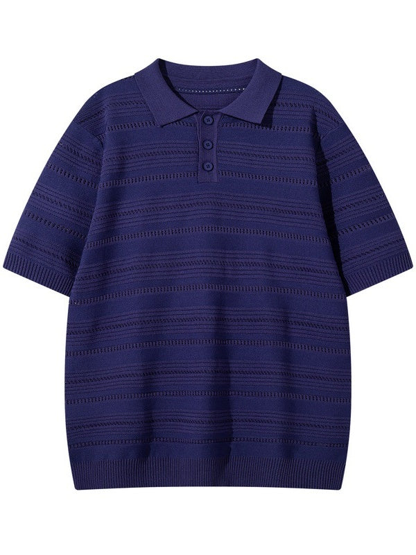 Retro Old Money Style Leisure Polo Shirts - Image 3