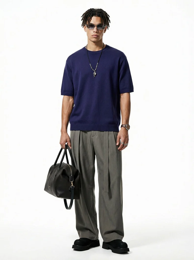 Retro Old Money Style Leisure T-shirts - Image 3