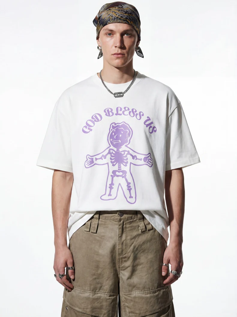 Printed Loose-fit T-shirts - Image 2