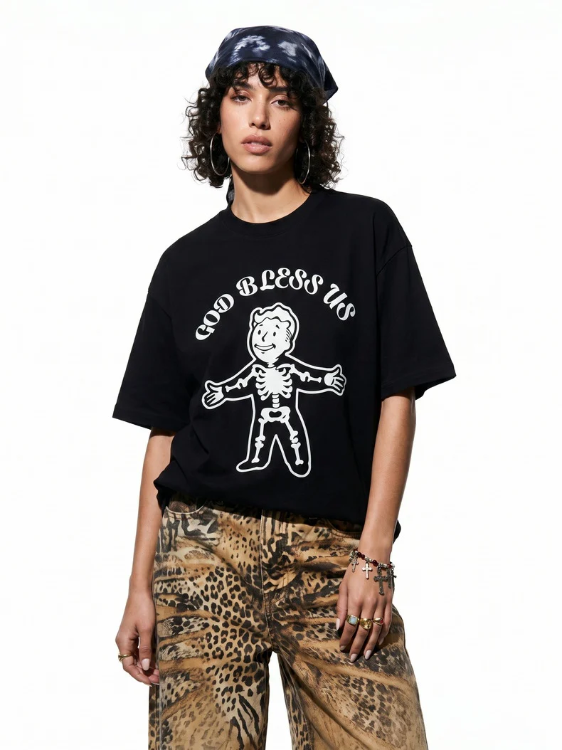 Printed Loose-fit T-shirts - Image 4