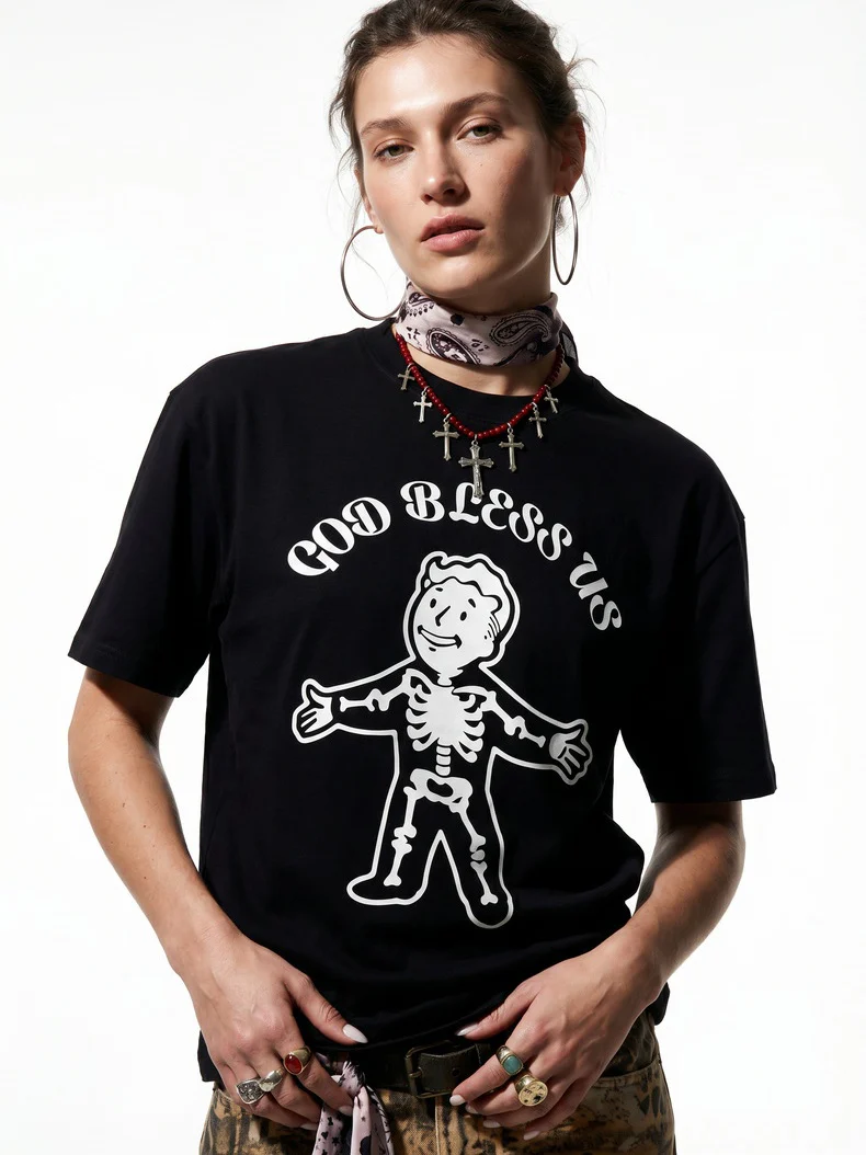 Printed Loose-fit T-shirts - Image 5