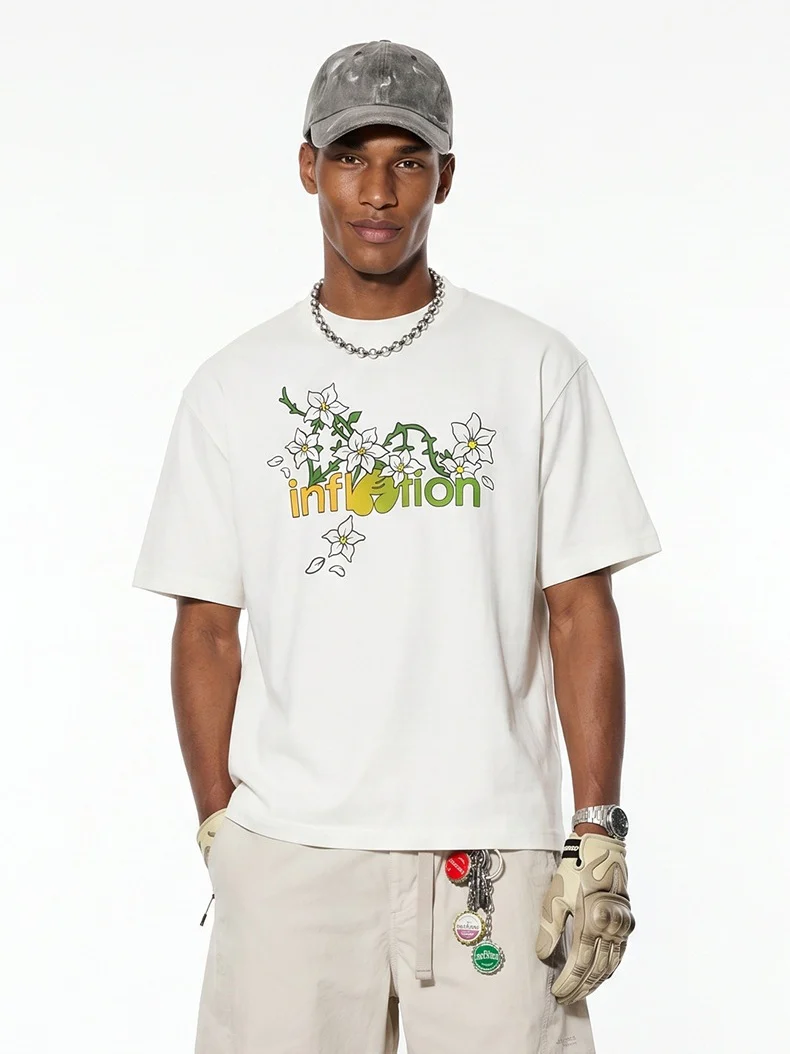 Floral Loose-fit T-shirts - Image 7