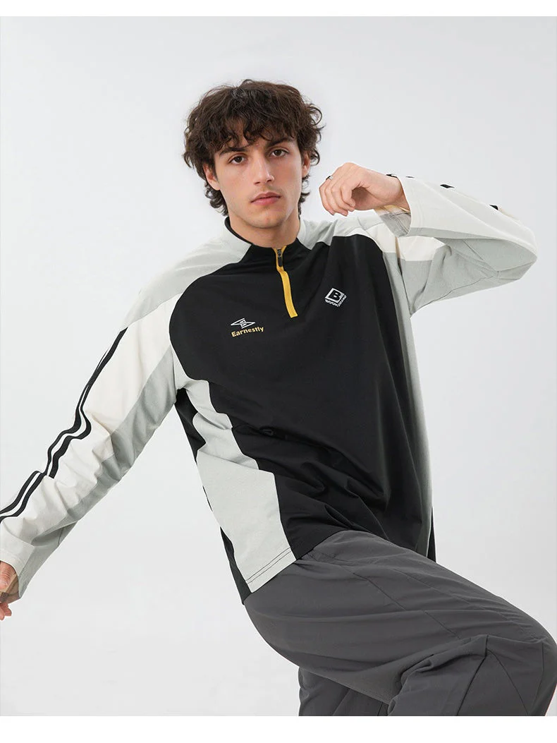 Liber Autumn Men's Color matching T-shirts - Image 8