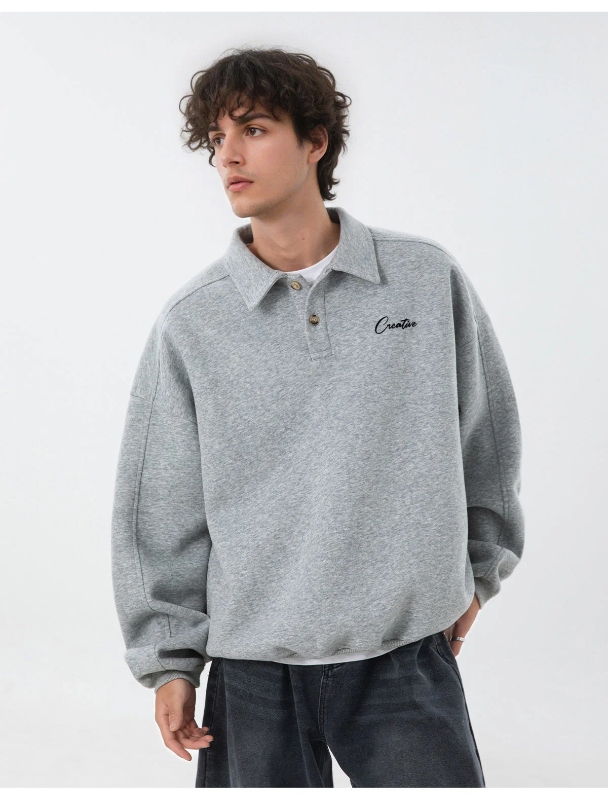 Liber Autumn Men's Letter Sweatshirts - Image 6