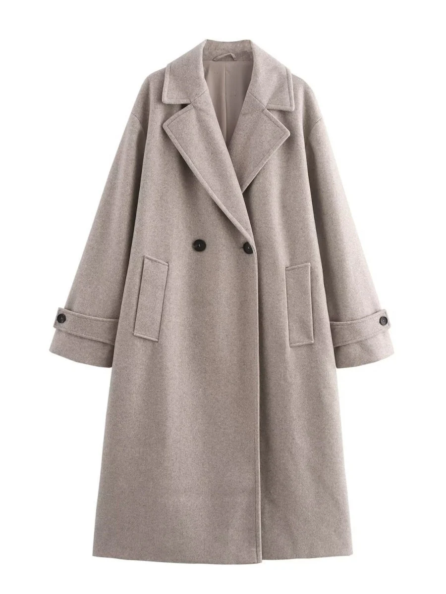 Black Woolen Coat - Image 2