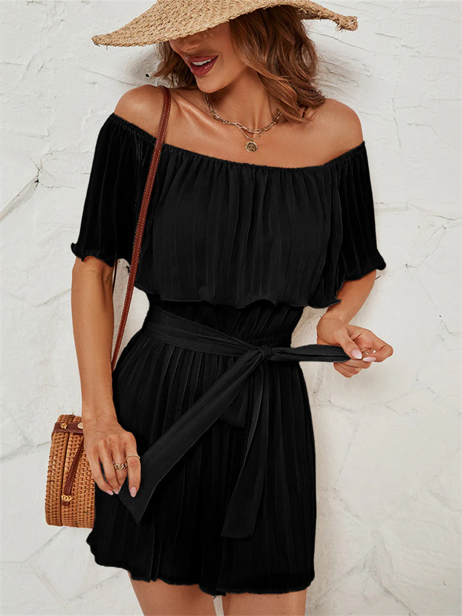 One-shoulder Mesh Jumpsuits - Image 7