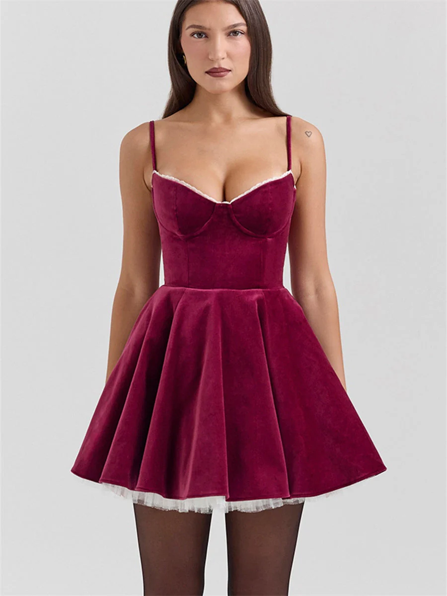Liber Summer Women's Backless Solid Color Mini&Short Dresses - Image 19