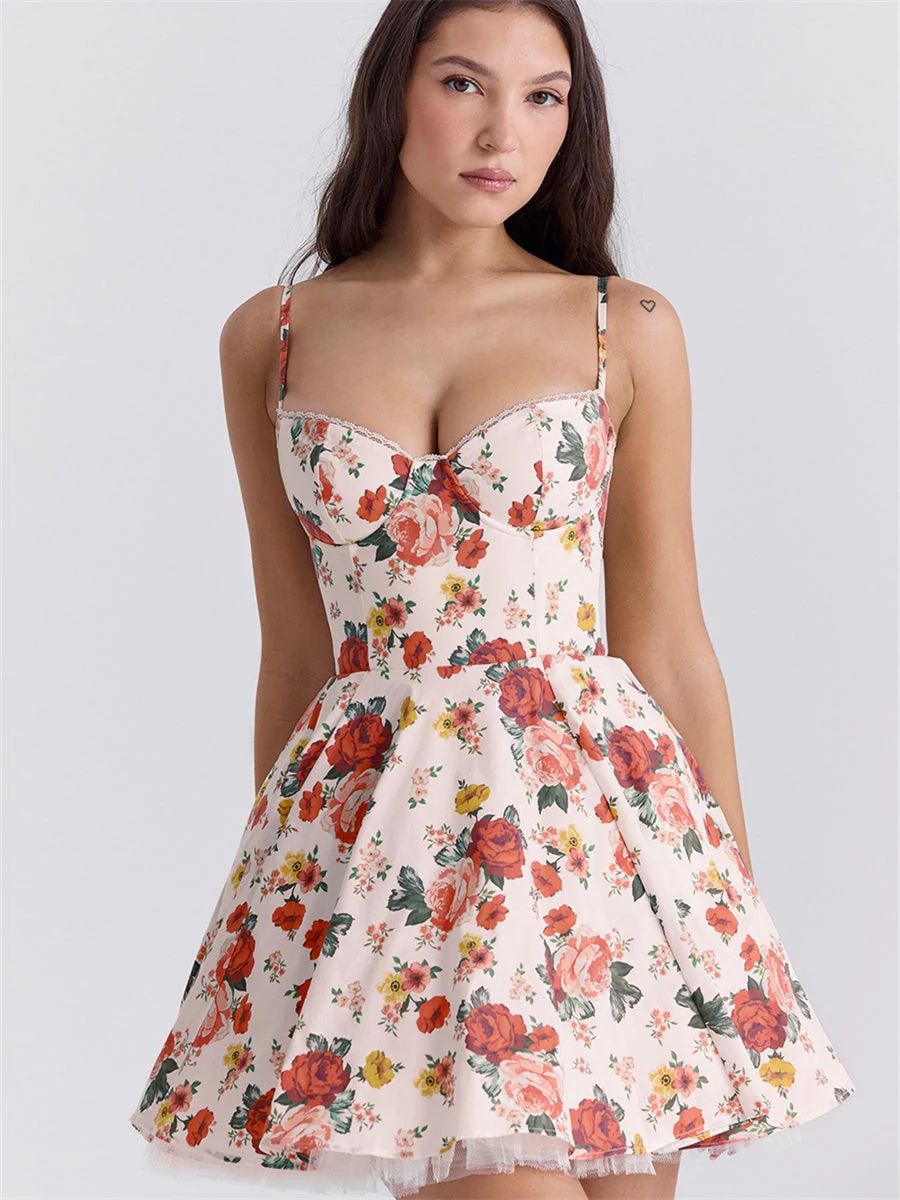 Liber Summer Women's Backless Solid Color Mini&Short Dresses - Image 6