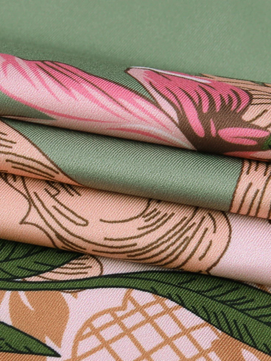 V-neck Camisoles Printed Sexy Backless Maxi Dresses - Image 22
