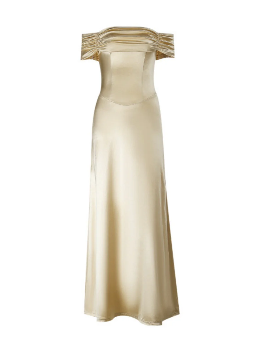 Off Shoulder Hip-hugging Parties Maxi Dresses - Image 14
