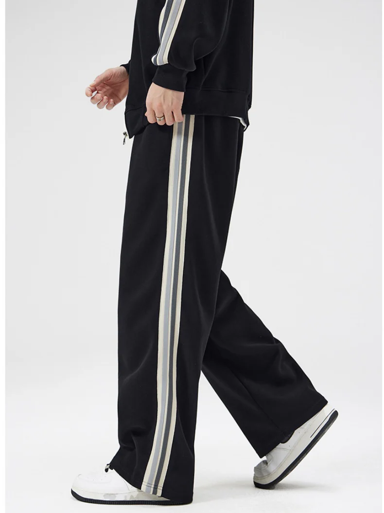 Stripes Wide-leg Leisure Pants - Image 6