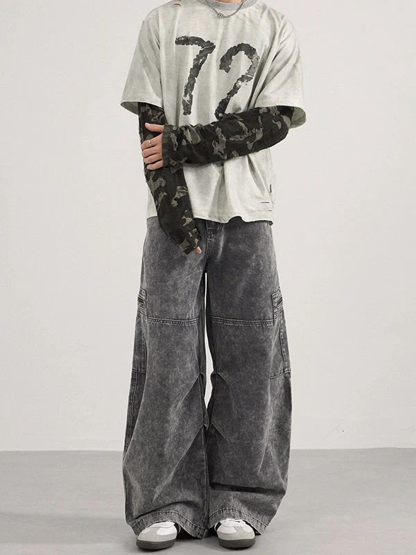 Liber Autumn Neutral wear Pocket decoration Other Cargo Trousers - Image 8