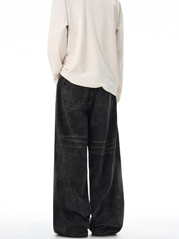 Liber Autumn Neutral wear Pocket decoration Jeans - Image 3