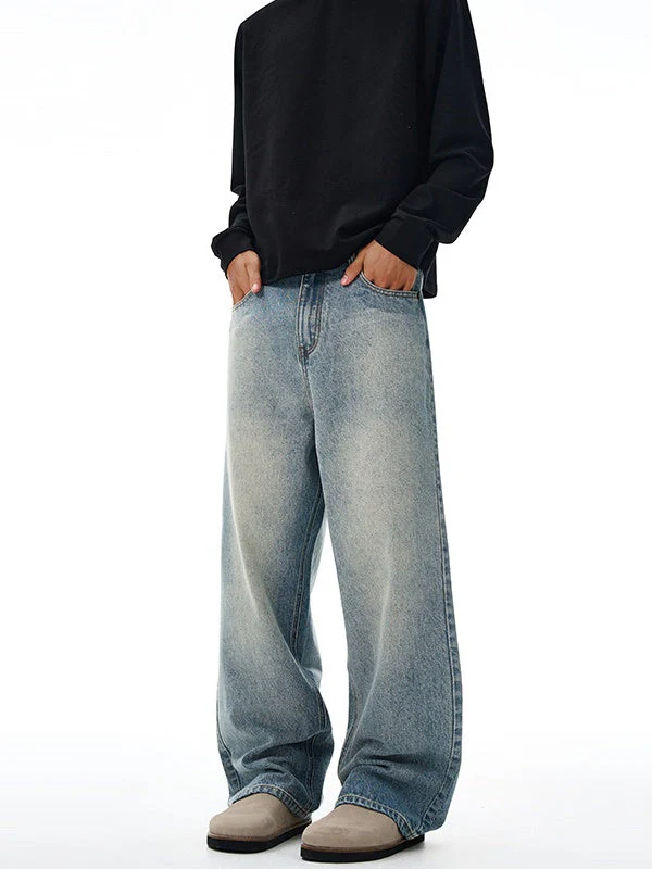 Liber Autumn Men's Pocket decoration Jeans - Image 4