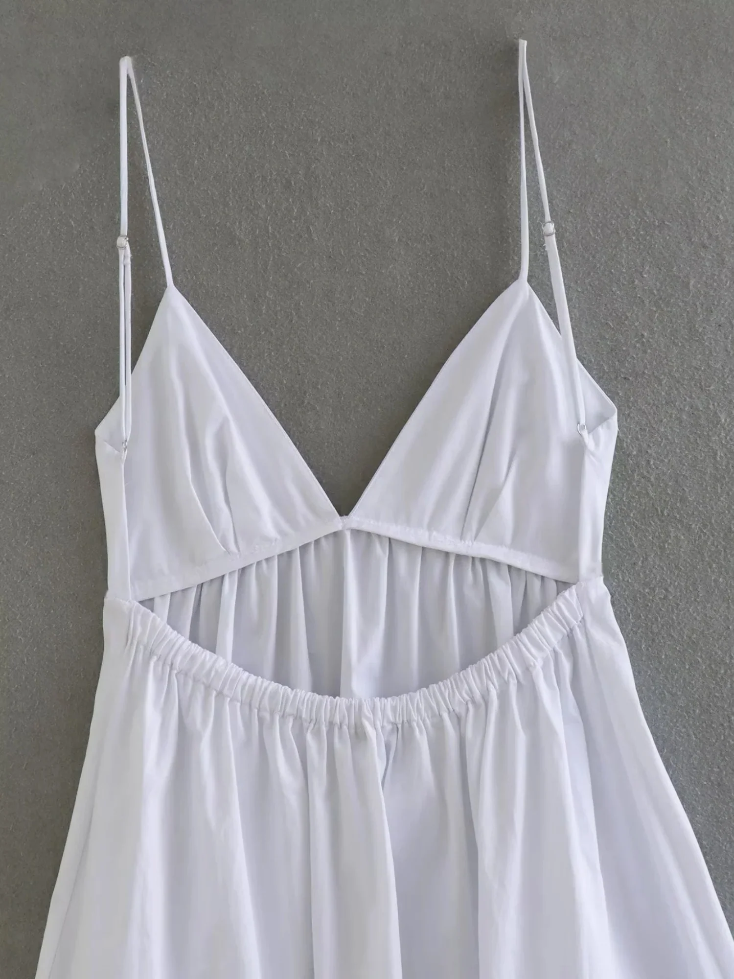 Big Backless V-neck Camisoles Maxi Dresses - Image 5