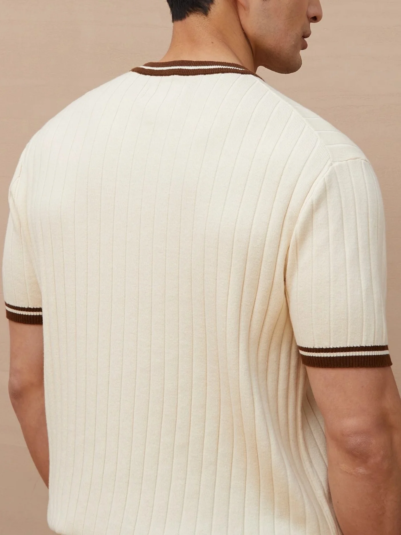 Pocket Color Blocking Slim-fit T-shirts - Image 3
