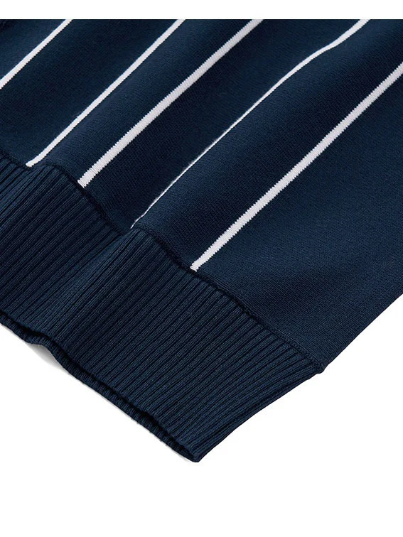 Stripes Old Money Style Breathable Polo Shirts - Image 4