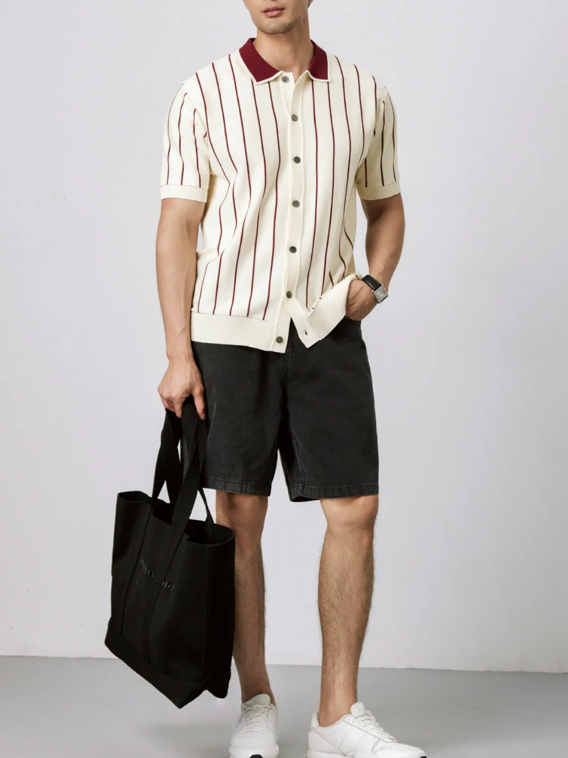 Stripes Old Money Style Breathable Polo Shirts - Image 7