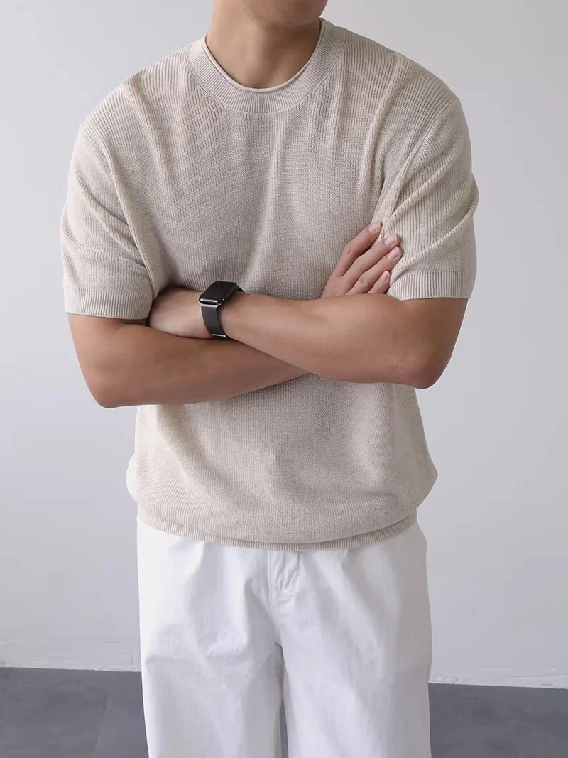 Hollow Out Breathable Solid Color T-shirts - Image 5