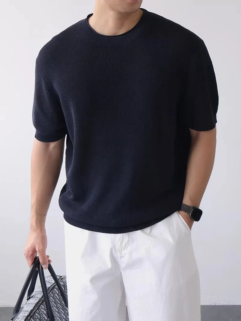 Hollow Out Breathable Solid Color T-shirts - Image 6