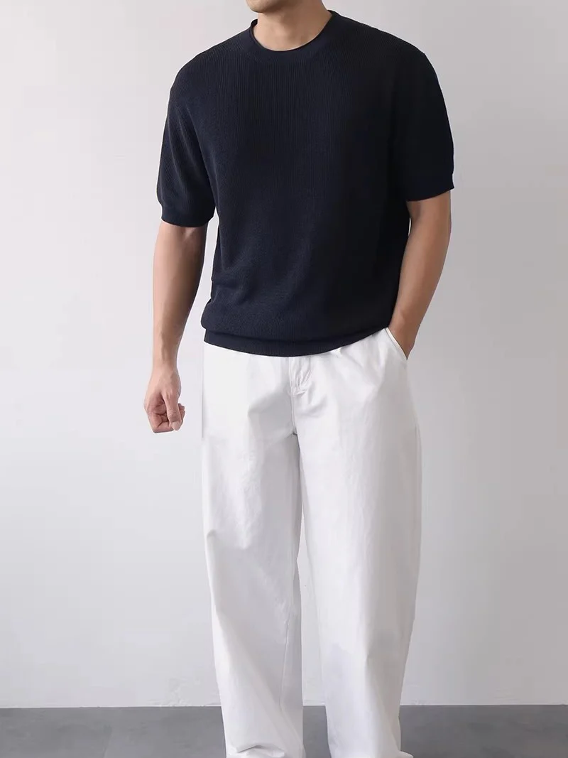 Hollow Out Breathable Solid Color T-shirts - Image 7