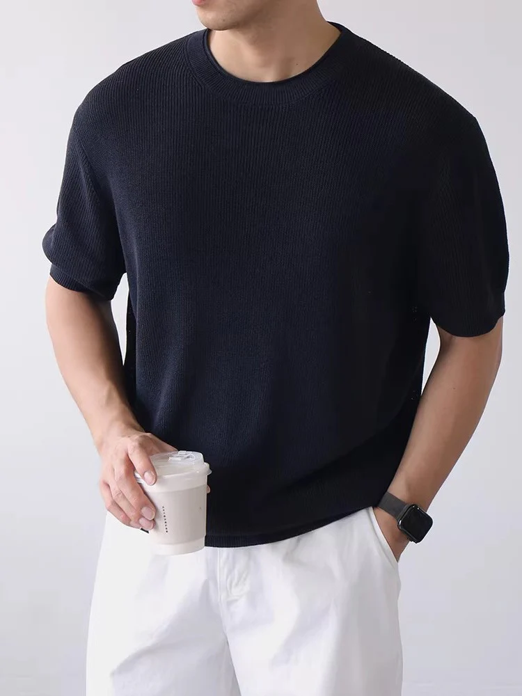 Hollow Out Breathable Solid Color T-shirts - Image 8
