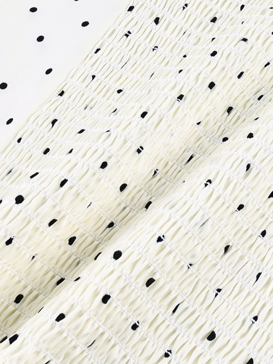 Polka Dot Color-blocked Suspenders - Image 10