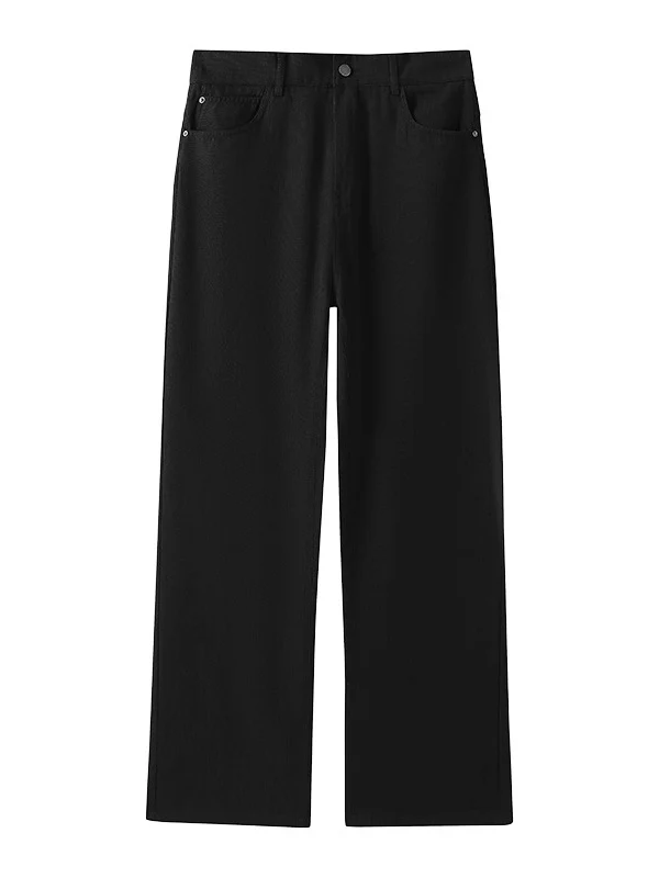 Old Money Style Flax Drape Pants - Image 9